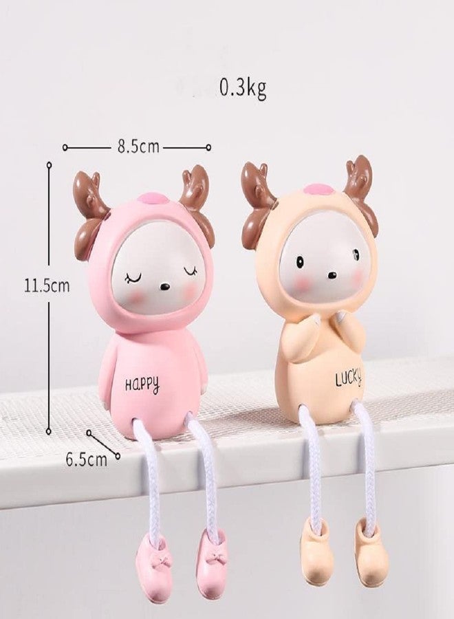 BHOOLU&GOOLU Hanging Leg Doll Showpiece - Style -2 (2 Pcs/Set) - Image 3